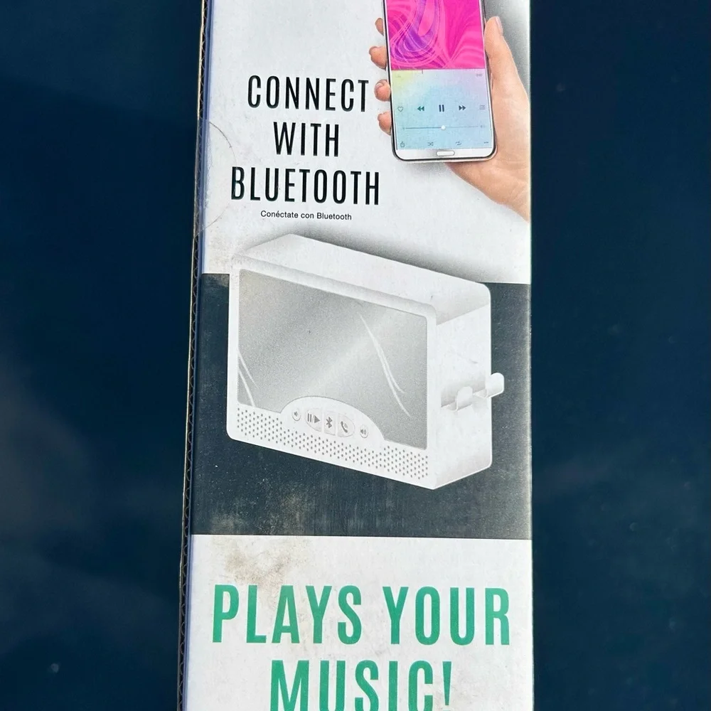 love•ellie “Brigette” Multi‑Mirror – Bluetooth, Anti‑Fog, Water‑Resistant
